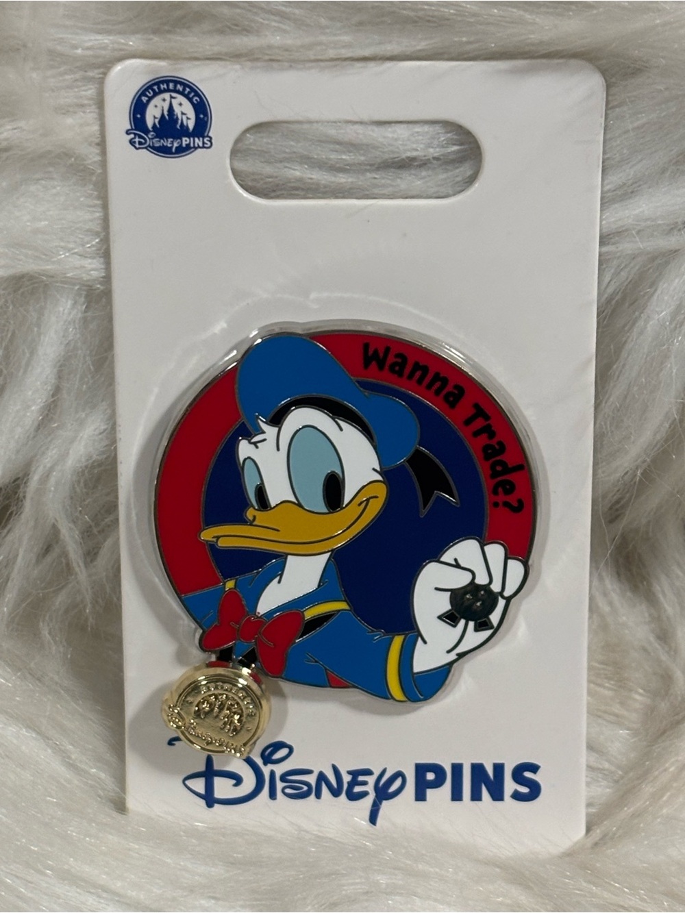 2026 Disney Parks Wanna Trade? Donald Duck Spaceship Earth Epcot Pin NEW